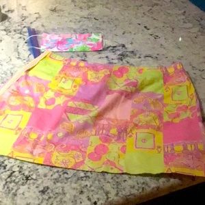 Lilly Pulitzer skirt okay condition. Vintage